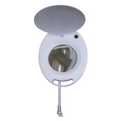 Lupa LED Round View Apoio de Mesa - Estek - Lupas e Luminárias Estética - Estek | Site Oficial