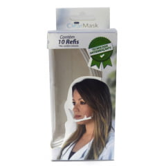 Refil Para Clear Mask - Máscara Protetora Salivar C/ 10Un - Estek - Mascaras Higiênicas e de Proteção - Estek | Site Oficial