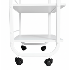 Mesa Carrinho Auxiliar 1 Bandeja + 2 Prateleiras - Estek