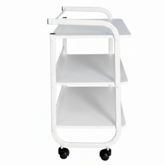 Mesa Carrinho Auxiliar 1 Bandeja + 2 Prateleiras - Estek