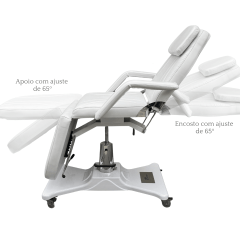 Maca Poltrona Hidráulica Personalite Branca Estética Estek - Macas e Poltronas - Estek | Site Oficial