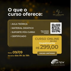 ACESSO ONLINE de Imersão de JATO DE PLASMA - Treinamentos - Estek | Site Oficial